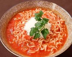 【日輪の完熟トマトラーメン】トマト姫　なんば店