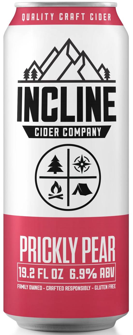 Incline Cider Company Prickly Pear Cider (19.2 fl oz)