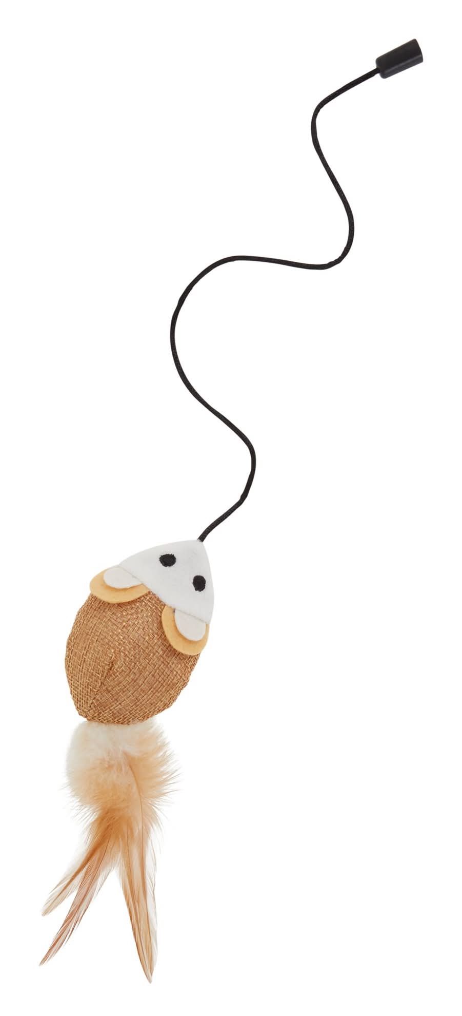 Whisker City® Natural Mouse Teaser Attachment Cat Toy (Teaser Wand Sold Separately) (Color: Brown)