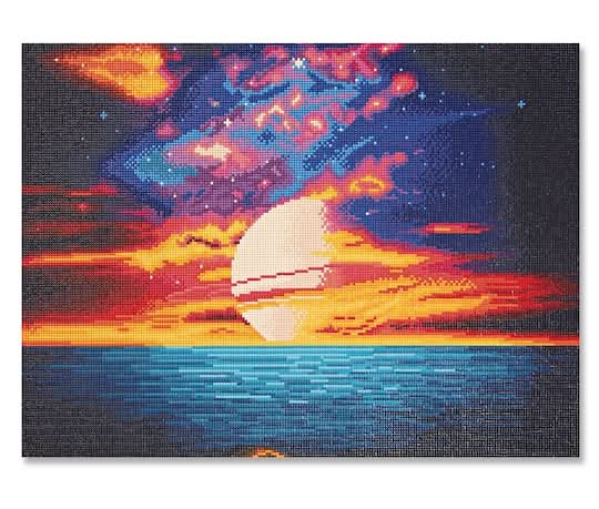 Make Market Sunset Diamond Planet Art Kit, 18" x 24" , Assorted