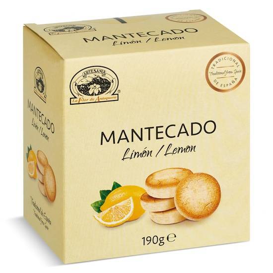 Mantecados de Limón La Flor de Antequera en Caja (190 g)