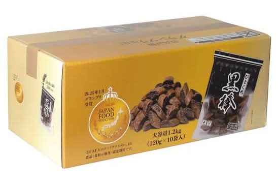 トリオ食品 ひとくち黒棒 120gX 10袋