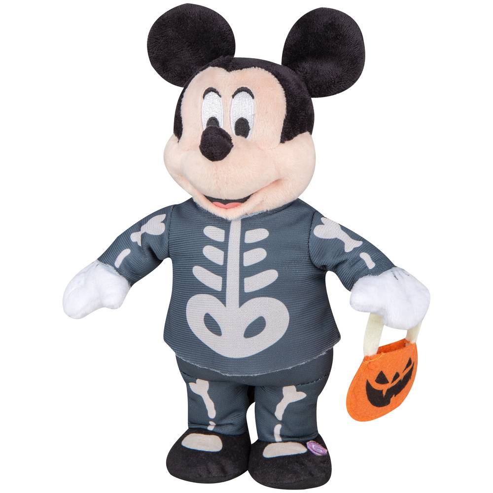 Disney 11-in Musical Mickey Mouse Skeleton Animated Plush Waddler  | 552894