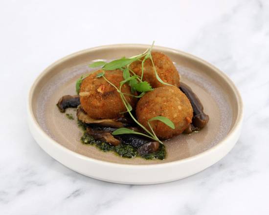 MUSHROOM ARANCINI (V)