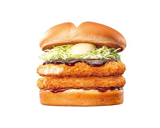 【単品】ダブルてりやきチキンカツバーガー Double Teriyaki Chicken Cutlet Burger