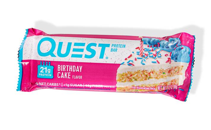 Quest Birthday Cake Protein Bar, 2.12 oz