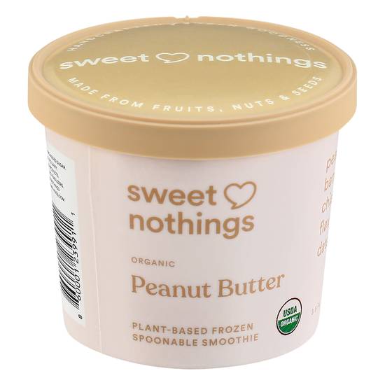 Sweet Nothings  Organic Peanut Butter Frozen Smoothie