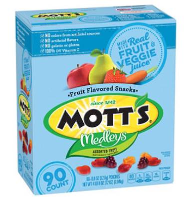 Motts - Fruit Snack - 90 Ct (1 Unit per Case)
