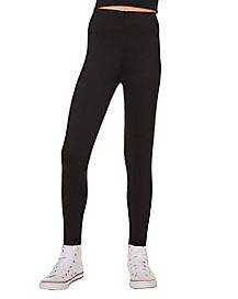 Kids Black Leggings (Child Large)