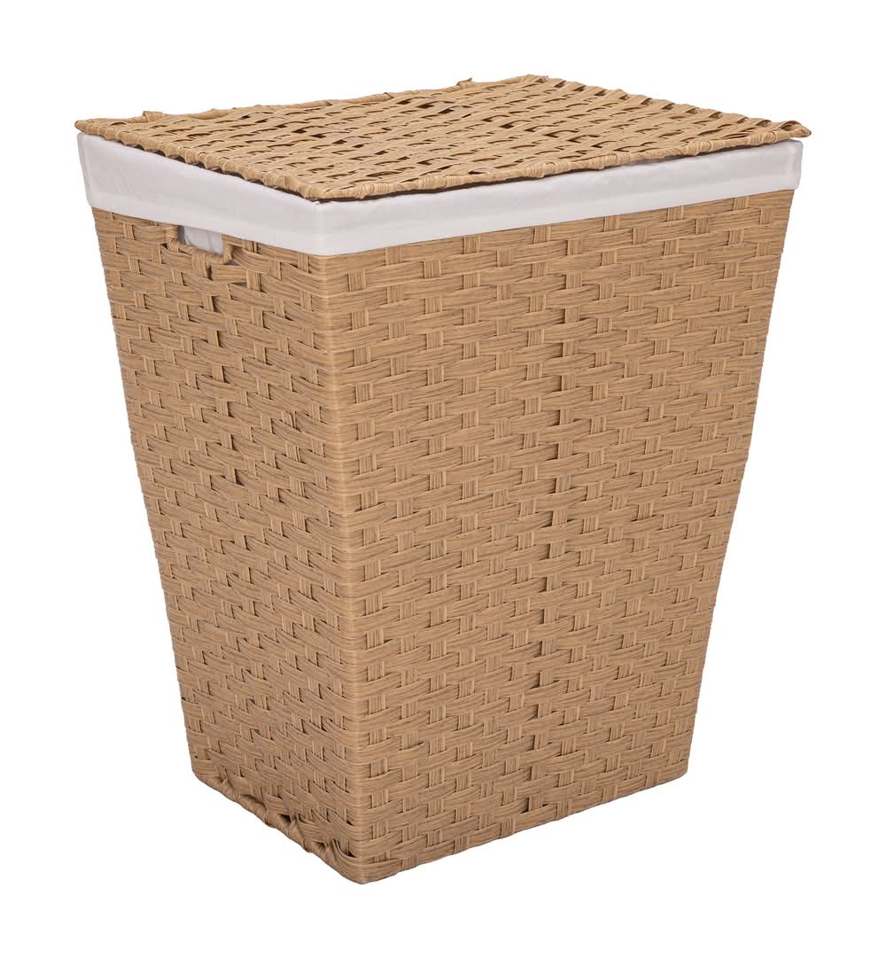 Seville Classics - Panier À Linge Tissé À La Main Avec Couvercle / Seville Classics Handwoven Hamper With Lid
