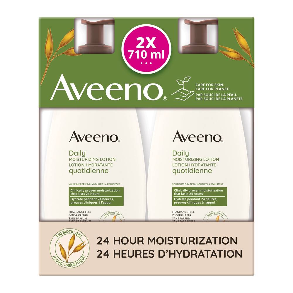 Aveeno Daily Moisturizing Lotion 710 Ml, 2-Pack