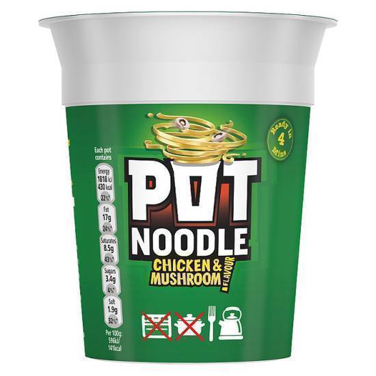 Pot Noodle Chicken & Mushroom 90g