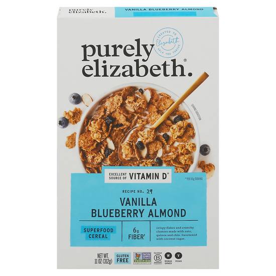Purely Elizabeth Vanilla Blueberry Almond Superfood Cereal