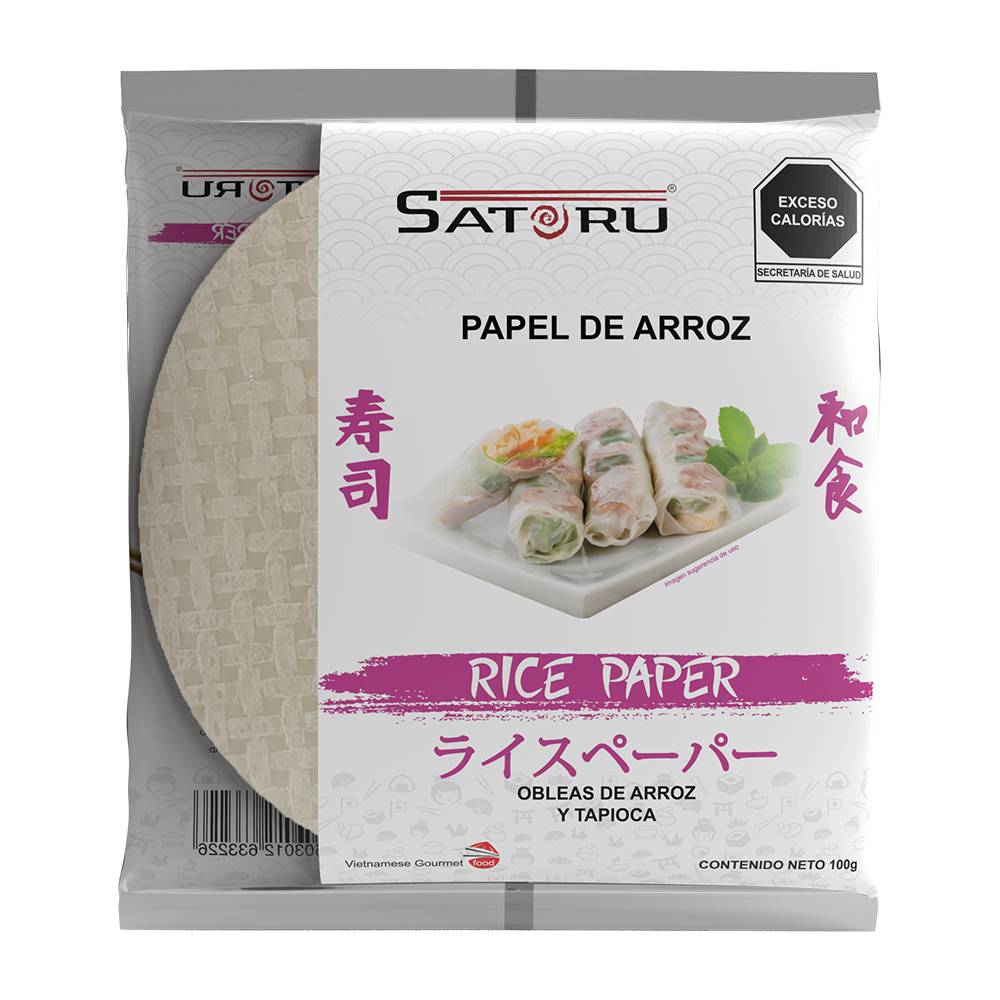 Satoru papel de arroz (10 piezas)