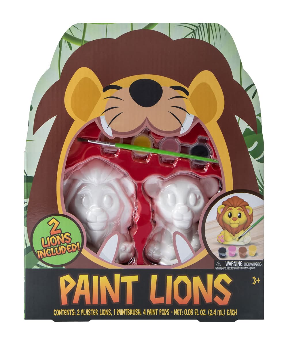 Paint Forest Friends Set Lion