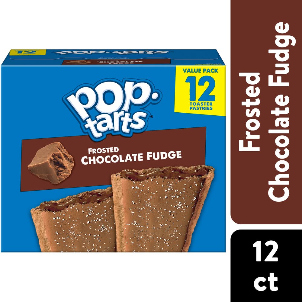Pop-Tarts Toaster Pastries, Frosted Chocolate Fudge (20.3 oz, 12 ct)