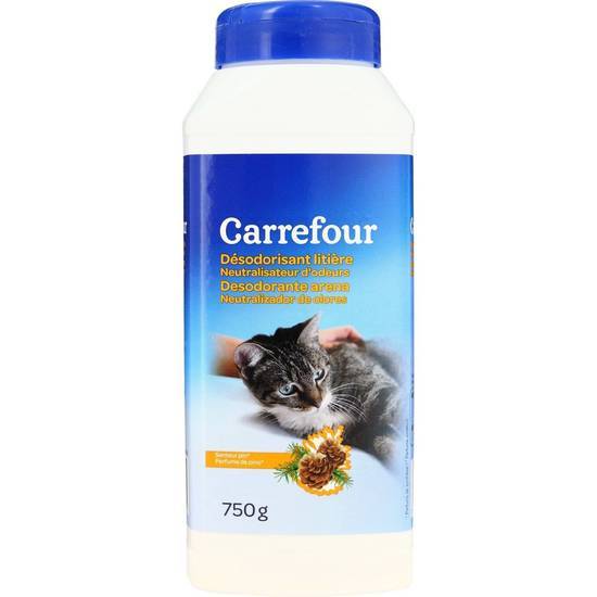 Carrefour - Désodorisant pour litière avec senteur pin