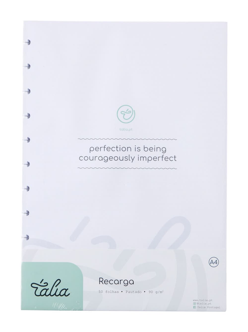 Recarga para Caderno Smart A4 Pautado 50 Folhas Talia