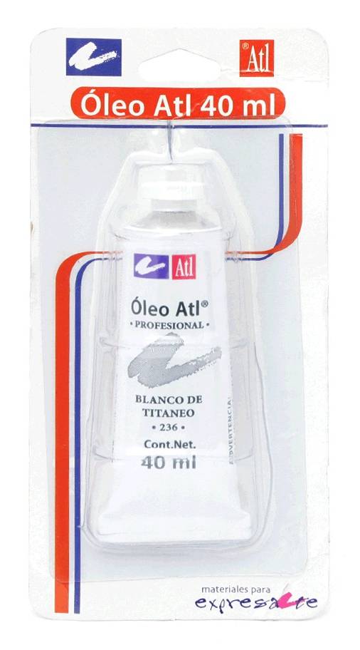 Atl · Pintura óleo 236, blanco de titaneo (40 ml)