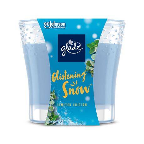 Glade chandelle parfumée à une mèche (glistening snow)