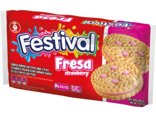 Festival Strawberry Biscuit 403g