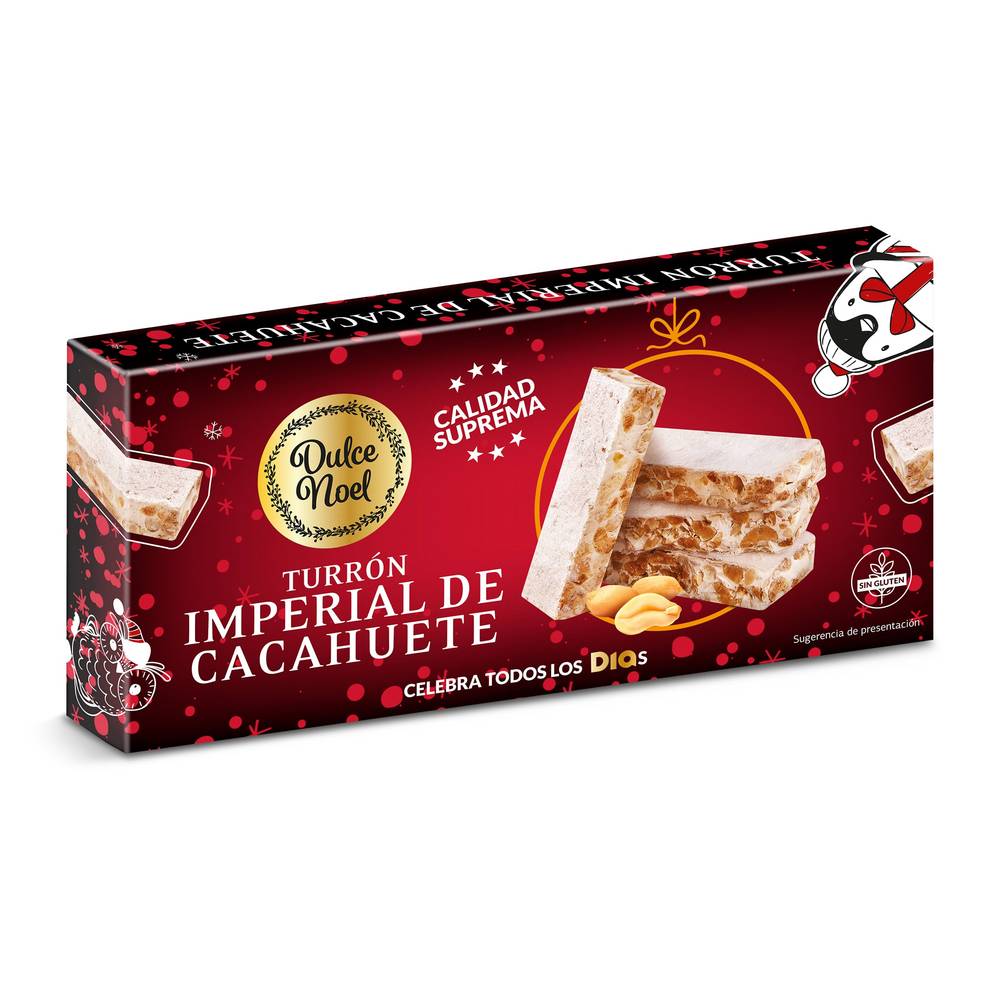 Turrón Imperial De Cacahuete Dulce Noel Dia Caja 150 G