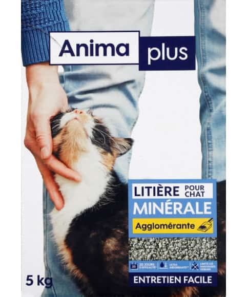 Casino - Animaplus litière pour chat minérale (5kg)