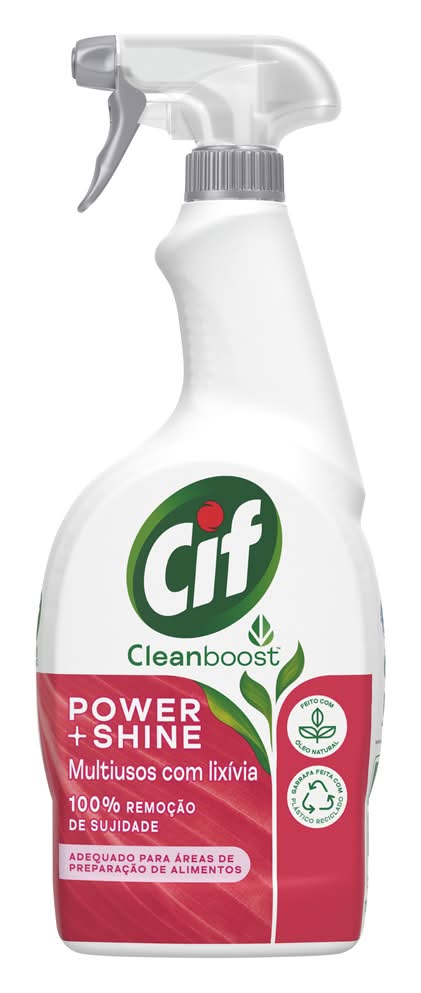 Cif - Spray power&shine multiusos com lixÃvia, de 750 ml