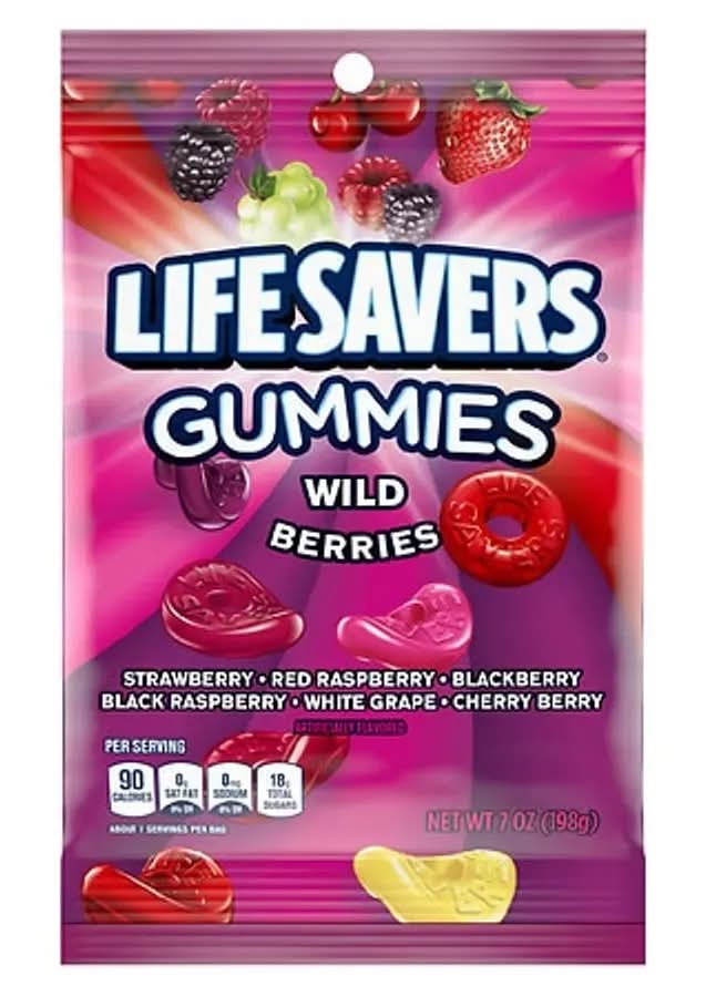 Life Savers Saver Peg Wild Berries Bag