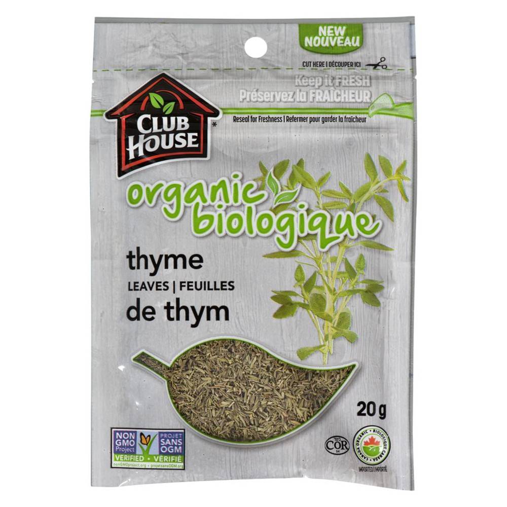 Club House Organic Thyme Leaves (20 g)