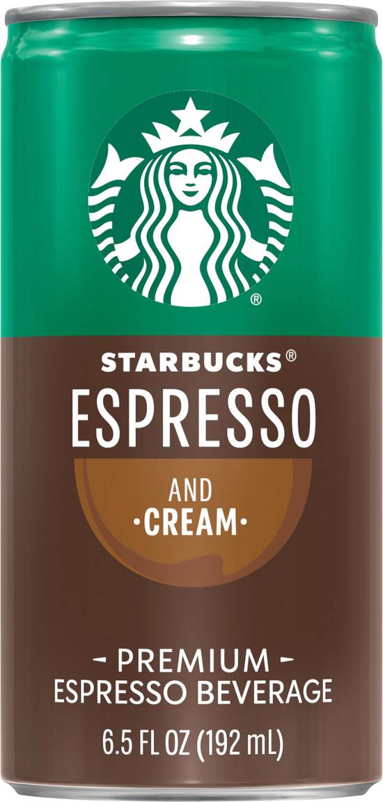 Starbucks Doubleshot Espresso & Cream Beverage (6.5 fl oz)