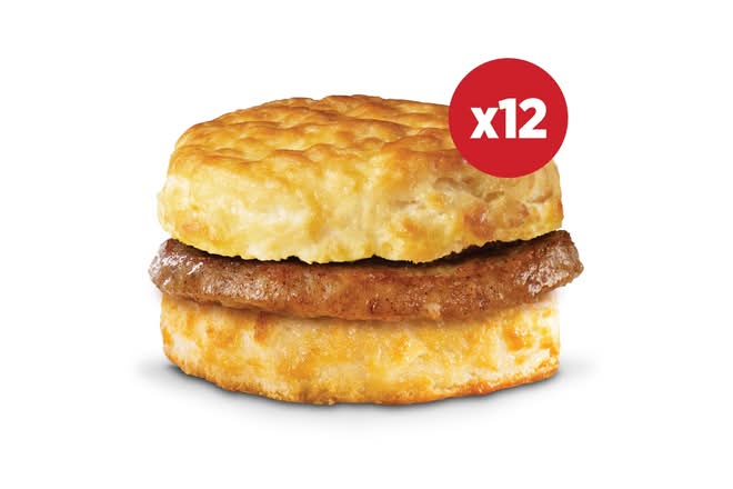 12 Sausage Biscuits