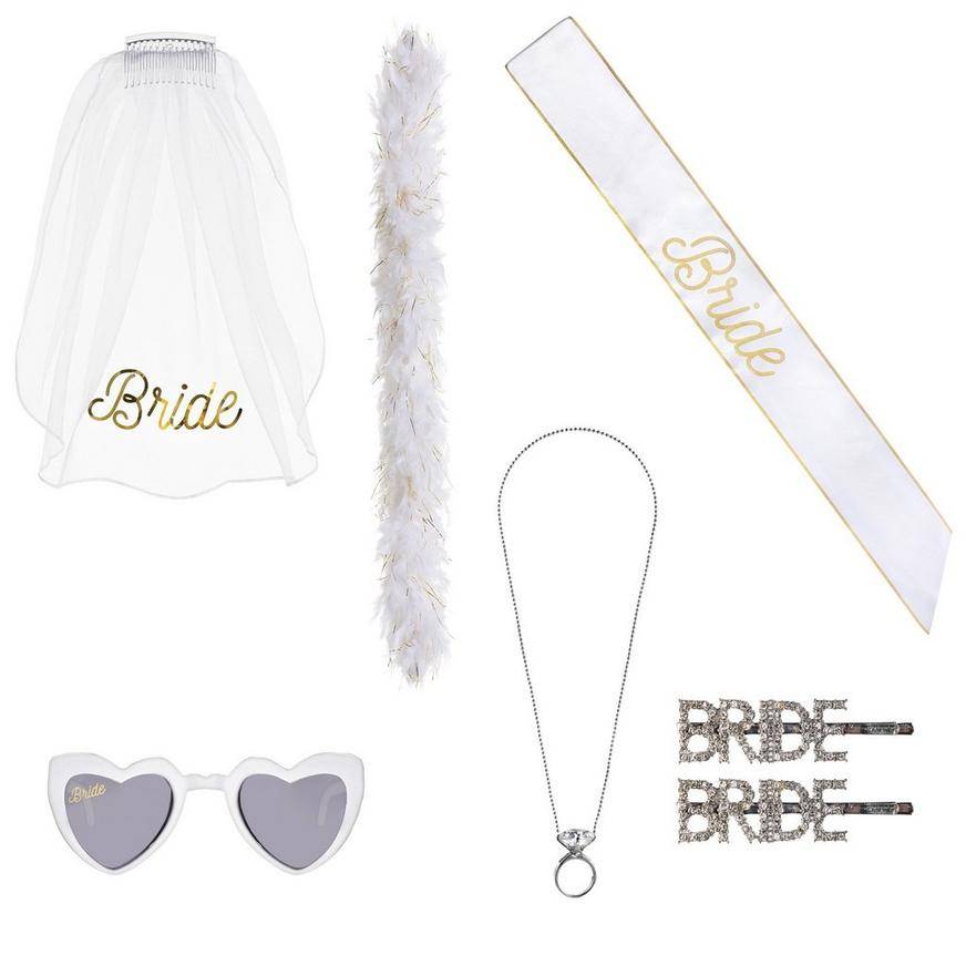 Party City Bride-To-Be Accessory Kit (7 ct)