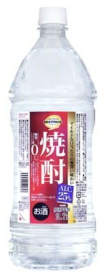 焼酎２５度　２．７Ｌ　44100809