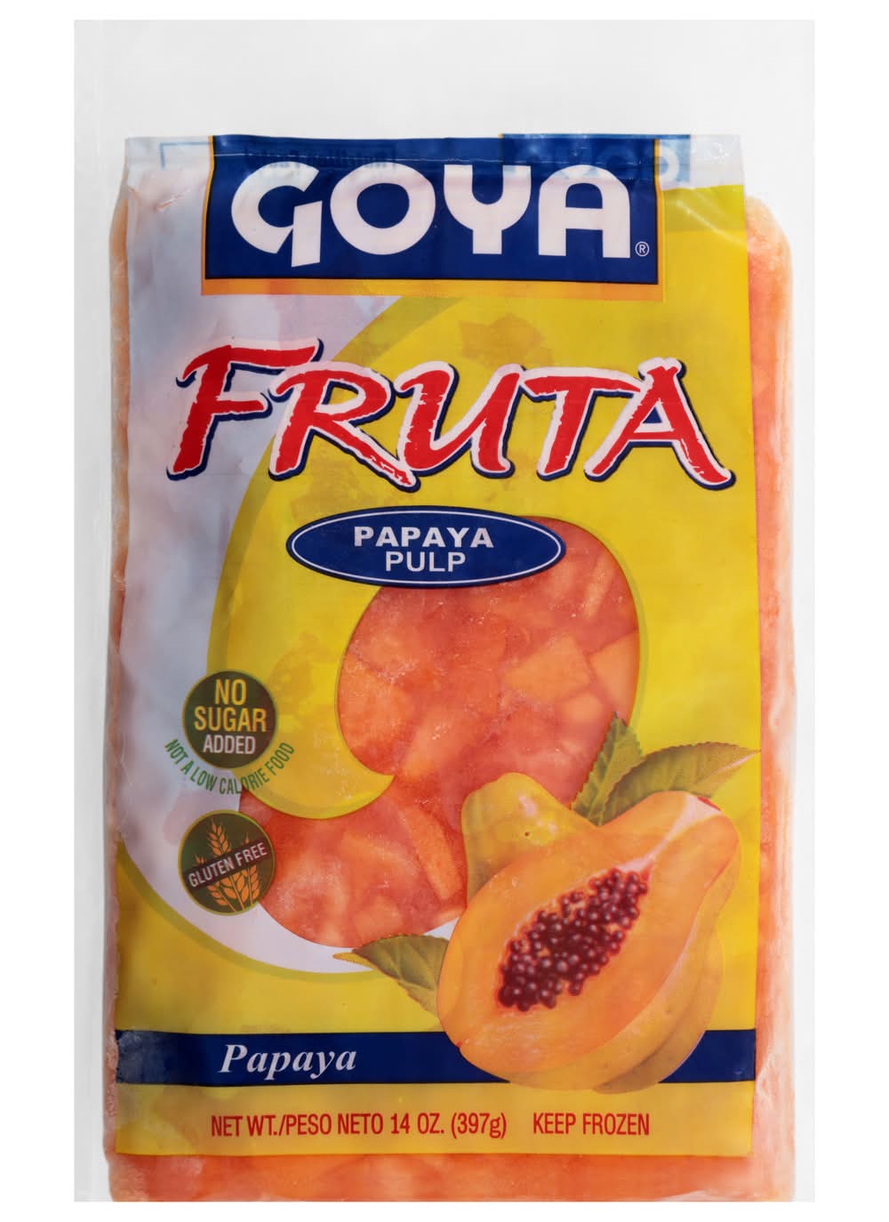 Goya 100% Pure & Natural Fruta Papaya Chunks (14 oz)