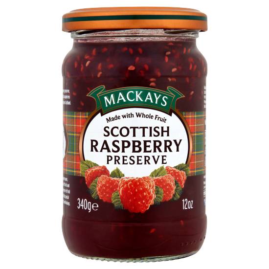 Mackays Scottish Raspberry Preserve 340g