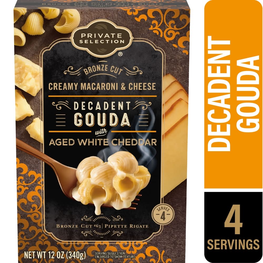 Private Selection Aged White Cheddar Macaroni & Cheese, Decadent Gouda (12 oz)