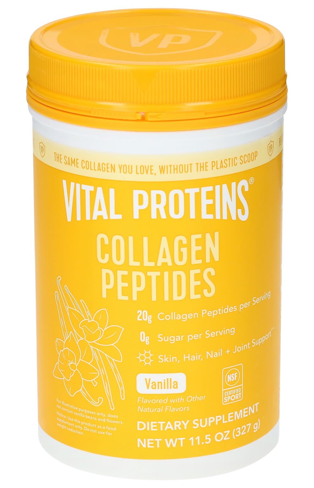 Vital Proteins Collagen Peptides Dietary Supplement, Vanilla (11.5 oz)