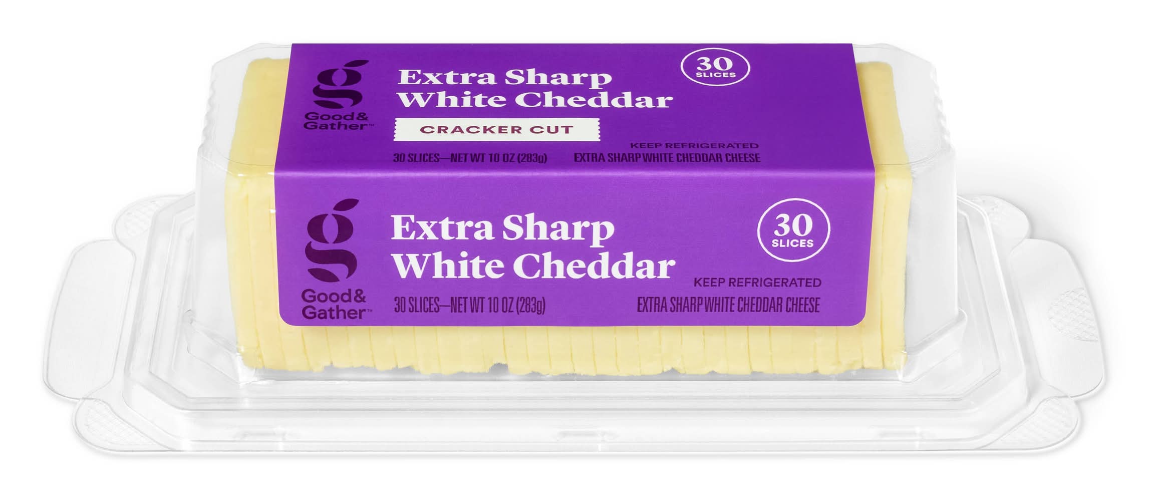 Good & Gather Extra Sharp White Cheddar Cracker Cut Cheese (10 oz)