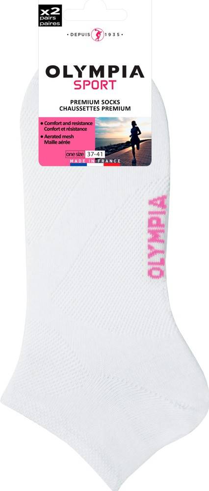 Olympia Sport Socks Womans Invisibles (2 pairs)