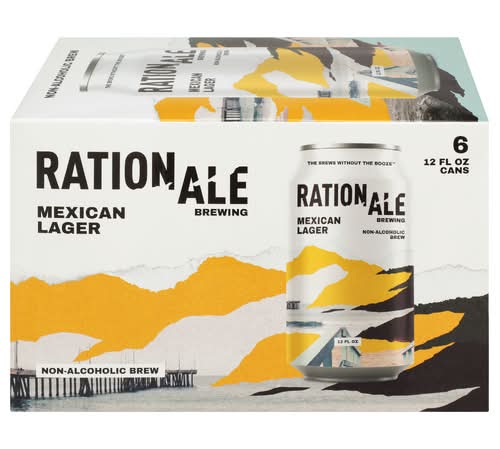 Rationale Brewing Non-Alcoholic Mexican Lager Beer (6 x 12 fl oz)