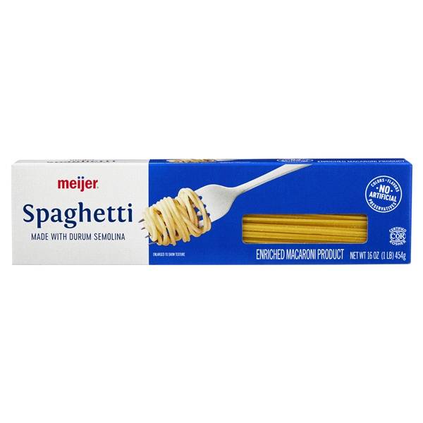 Meijer Spaghetti Pasta
