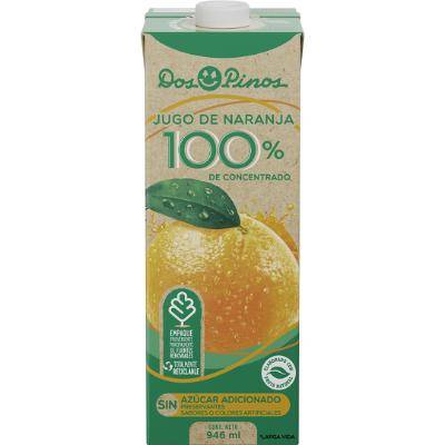 Dos Pinos Jugo Naranja 100% Uht 946 Ml