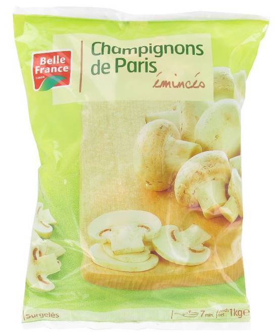 Champignon de paris emince bf sachet 1 kg