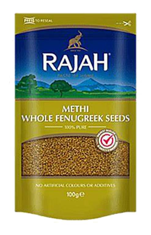 Rajah Whole Methi Fenugreek Seeds (100g)