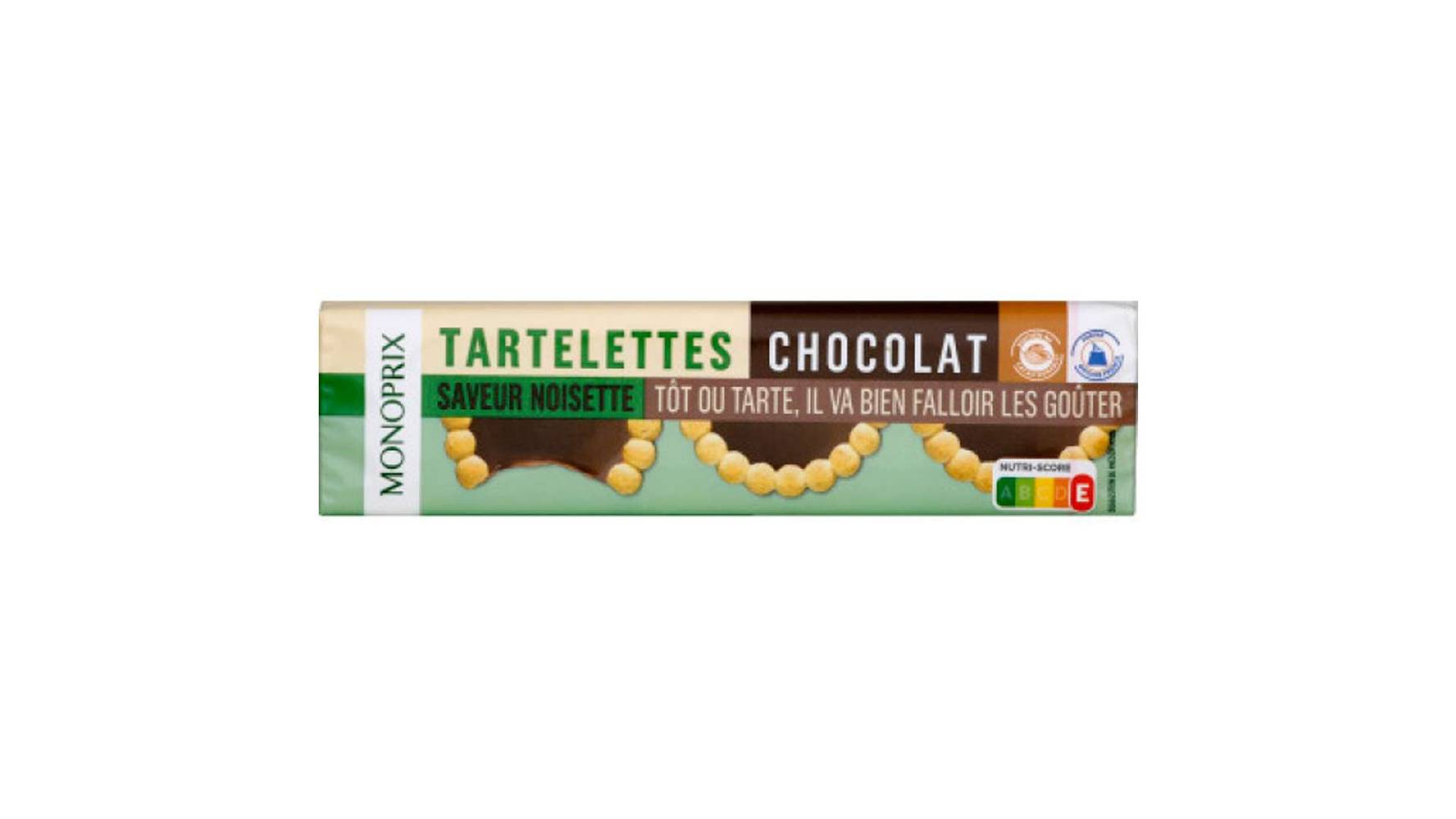 Monoprix - Tartelettes (noisette - chocolat)