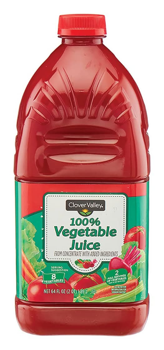 Clover Valley 100% Vegetable Juice 64 Fl. Oz.