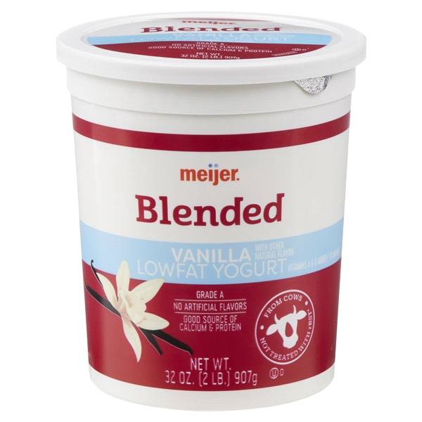 Meijer Vanilla Lowfat Yogurt (32 oz)