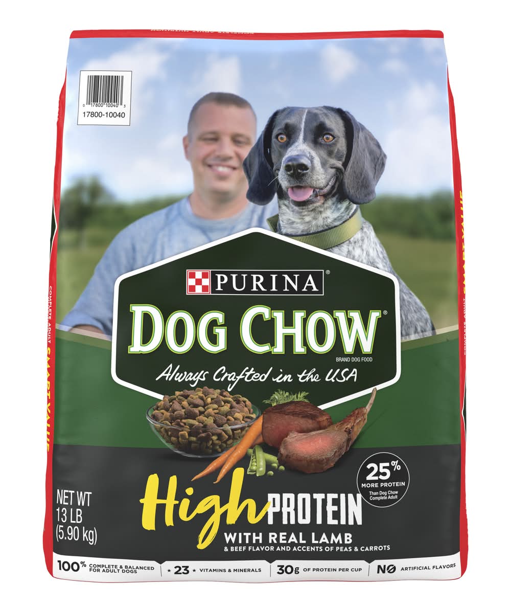 Purina Dog Chow Purina High Protein Dry Dog Food (13 lbs)