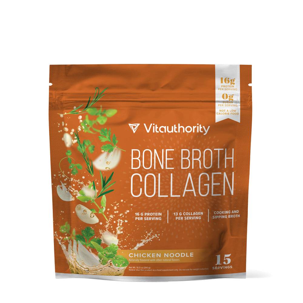 Bone Broth Collagen - Chicken Noodle (15 Servings)